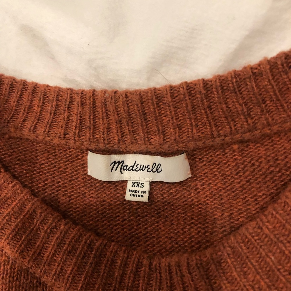 Madewell Rust Sweater - Picture 4 of 4